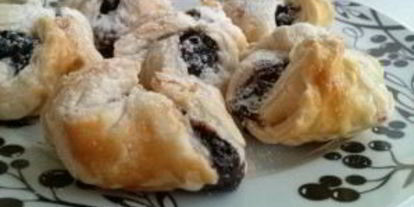 Шаг 5: слоек с черникой