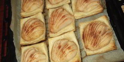 Шаг 6: слоек с грушей