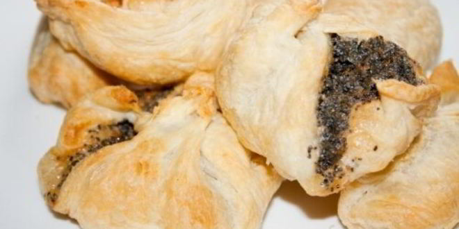 Рецепт слоек с маком