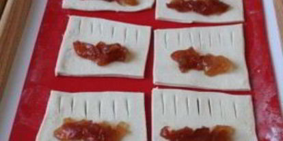 Шаг 3: слоек с вареньема