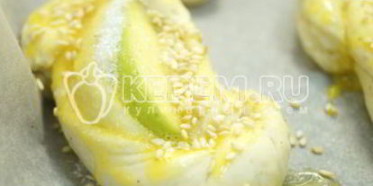 Шаг 6: слоек с яблоками