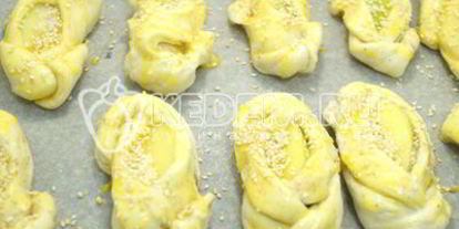 Шаг 7: слоек с яблоками