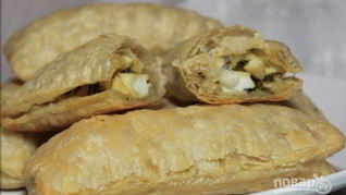 Рецепт Слоек с яйцом и луком
