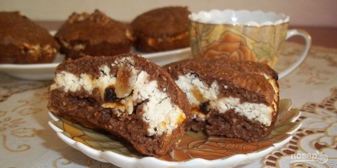 Рецепт фитнеса-сырников с начинкой