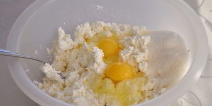 Шаг 1: кокосовых сырников