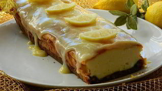 Рецепт Лимонного сырника со сливочной помадкой
