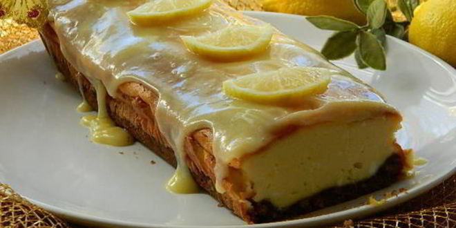 Рецепт лимонного сырника со сливочной помадкой