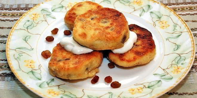 Рецепт сырников из кислого творога