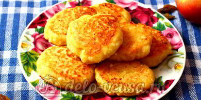 Шаг 6: сырников из творога с яблоками