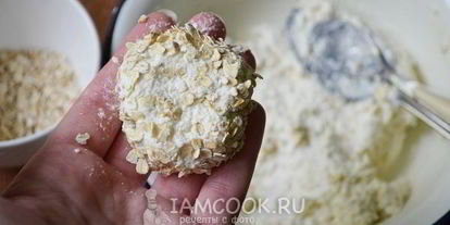 Шаг 5: сырников с овсяными хлопьями без муки