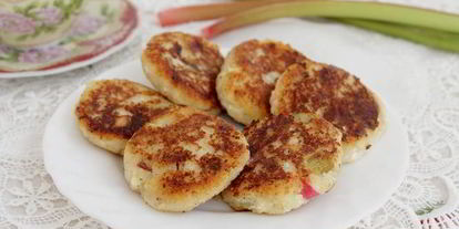 Шаг 3: сырников с ревенем