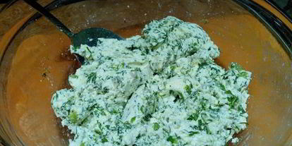 Шаг 6: сырников с зеленью