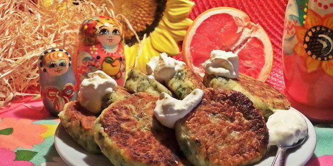 Рецепт сырников со шпинатом и кунжутом