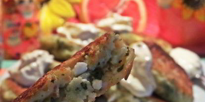 Шаг 15: сырников со шпинатом и кунжутом