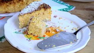 Рецепт Творожника Джинга с апельсиново-миндальными нотками