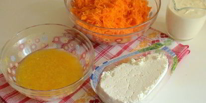 Шаг 2: творожника джинга с апельсиново-миндальными нотками