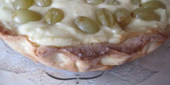 Рецепт творожника с виноградом