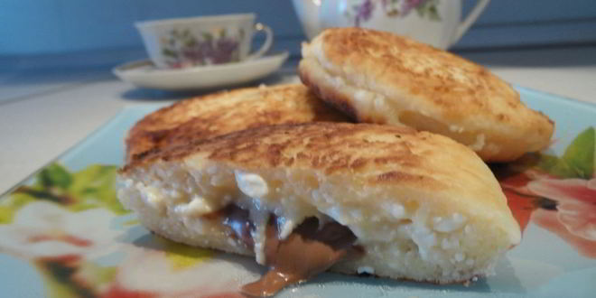 Рецепт творожников с начинкой