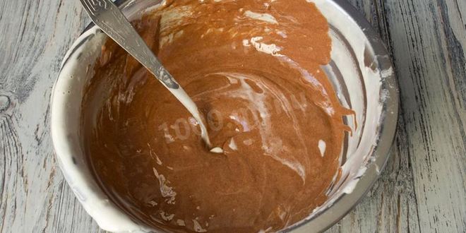 Рецепт бисквитного теста с какао