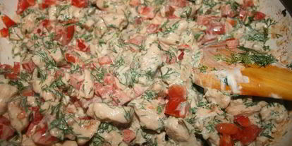 Шаг 25: хрустящих корзинок с курицей из домашнего слоеного теста