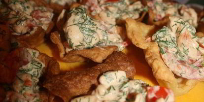 Шаг 26: хрустящих корзинок с курицей из домашнего слоеного теста