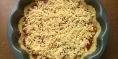 Шаг 3: песочного теста для пирога с вареньем