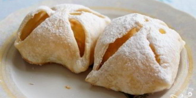 Рецепт слоеного теста с яблоками