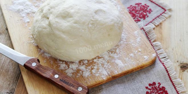 Рецепт Теста для пирога с мясом и картошкой