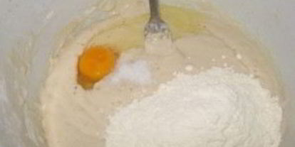 Шаг 1: теста для жареных пирожков