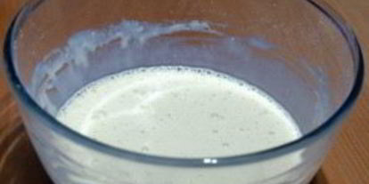 Шаг 3: теста на блины на молоке