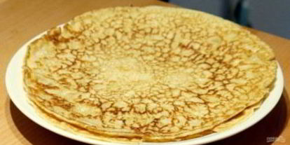 Шаг 7: теста на блины на молоке