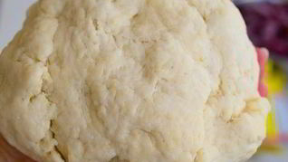 Рецепт Творожного теста для пирога с вишней