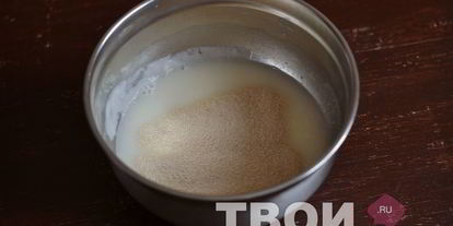 Шаг 3: заварного дрожжевого теста