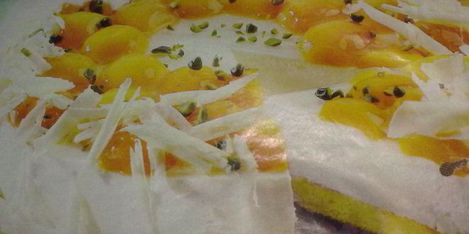 Рецепт абрикосово-йогуртового торт