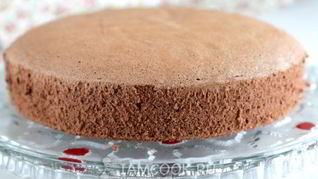 Рецепт Бисквита Брошенного с какао