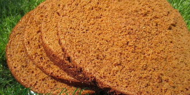 Рецепт бисквита медового