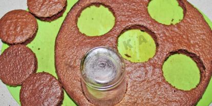 Шаг 16: бисквитного торта фруктового