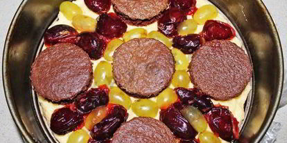 Шаг 18: бисквитного торта фруктового