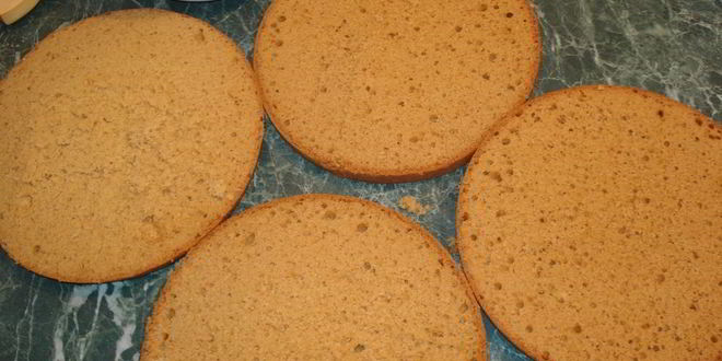 Рецепт бисквитных коржей