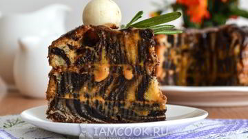 Рецепт Классического торта Зебра