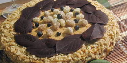 Шаг 20: медовика под яблочно-карамельной вуалью