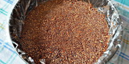 Шаг 3: миндального торта с малиной