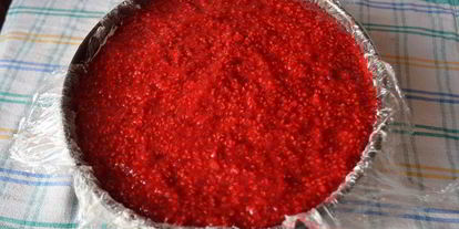 Шаг 9: миндального торта с малиной