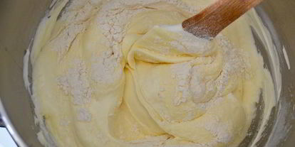 Шаг 2: мраморного бисквита