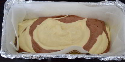 Шаг 4: мраморного бисквита