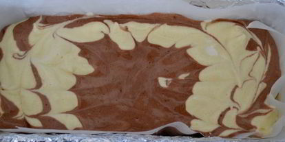 Шаг 5: мраморного бисквита