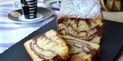 Шаг 7: мраморного бисквита