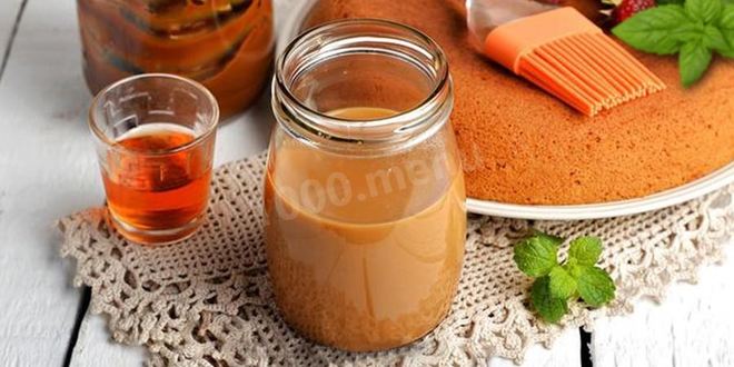 Рецепт Пропитки для торта со сгущенным молоком
