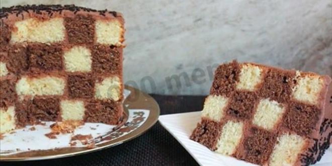 Рецепт шахматного торта