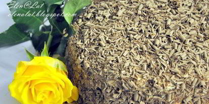 Шаг 8: шоколадна-сливочного торт с карамельным кремом